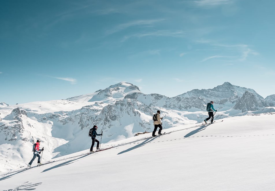 Tignes in Winter - Ski touring (©AndyParant)