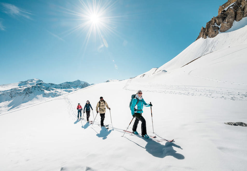 Tignes in Winter - Ski touring (©AndyParant)