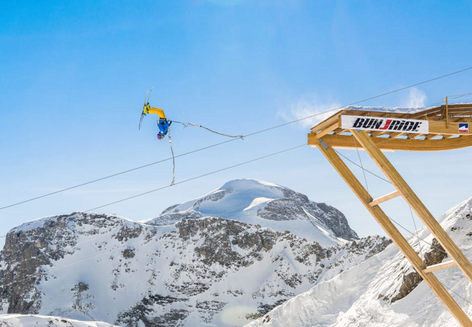 Tignes in Winter - Bun-J ride