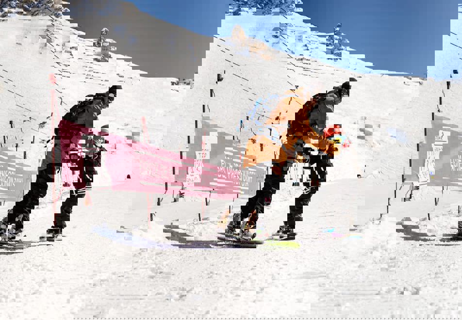 Tignes in Winter - Ski start progression zone (©STGM)