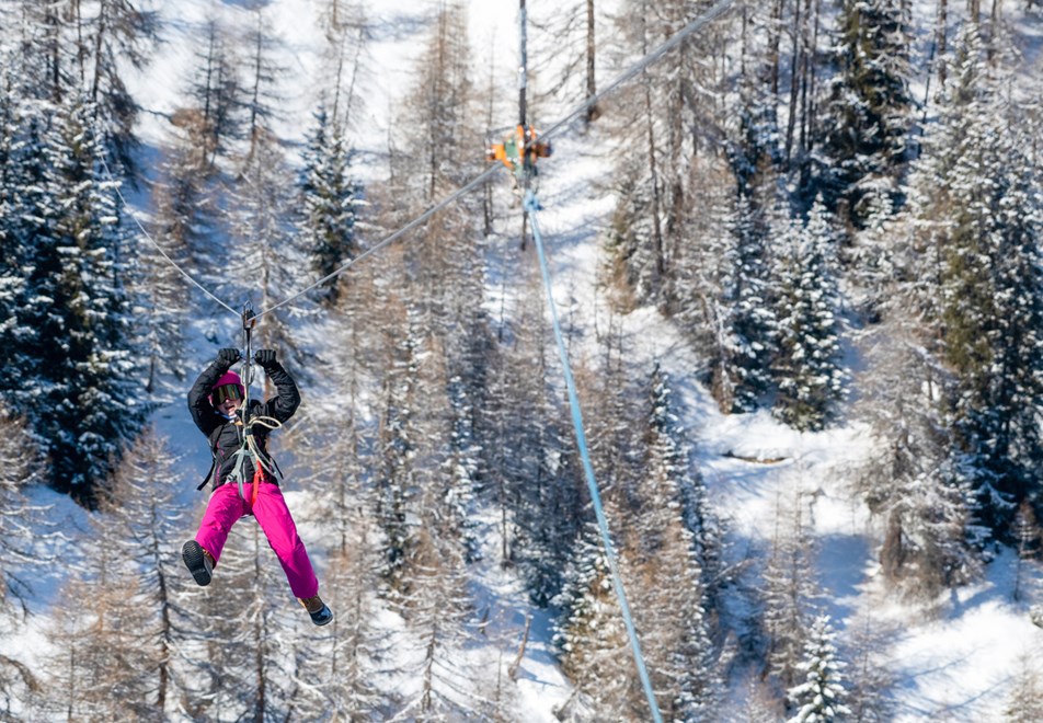 La Plagne Ski Resort - Tyroliennes