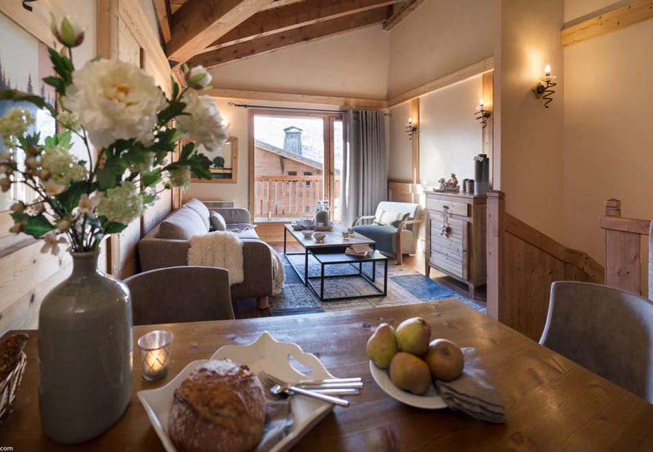 Le Hameau de Sapiniere, Les Menuires (self catered apartments) - Typical apartment style 4 persons