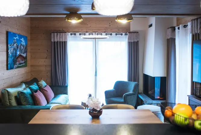 Chalet Le Beauregard Salon Espace De Vie 1 BD Matthieu Cellard