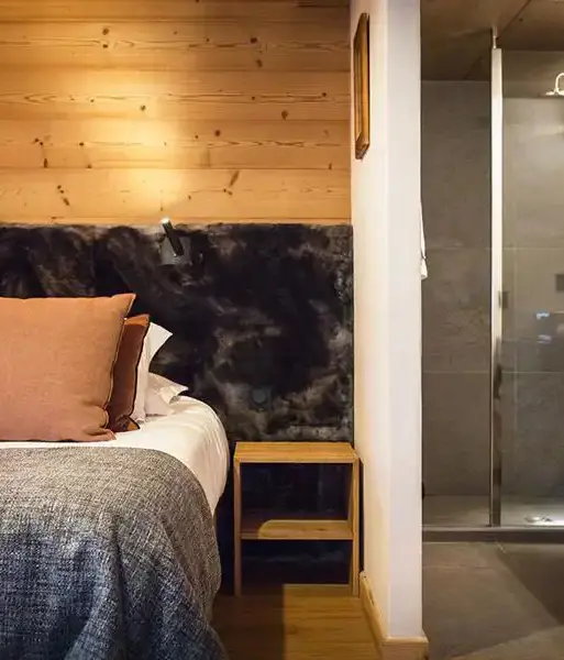 Le Beauregard (self catered chalet) - Bedroom