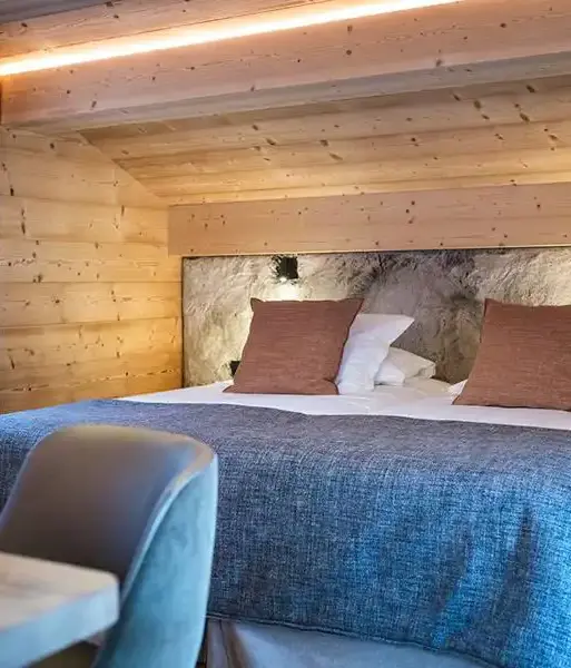 Le Beauregard (self catered chalet) - Bedroom