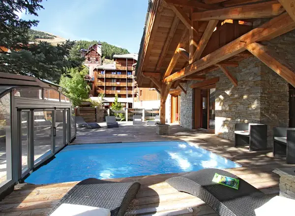 Fox Lodge, Les Deux Alpes (self catered chalet) - Outdoor heated pool