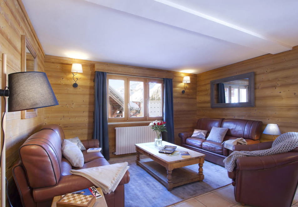 Chalet Alec, Les Deux Alpes (self catered chalet) - Living area