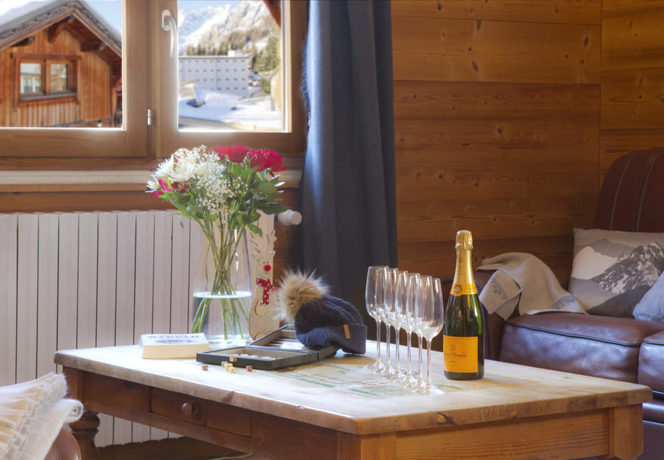 Chalet Alec, Les Deux Alpes (self catered chalet) - Living area
