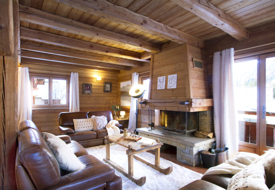 Chalet Chartes, Les Deux Alpes (self catered chalet) - Living area