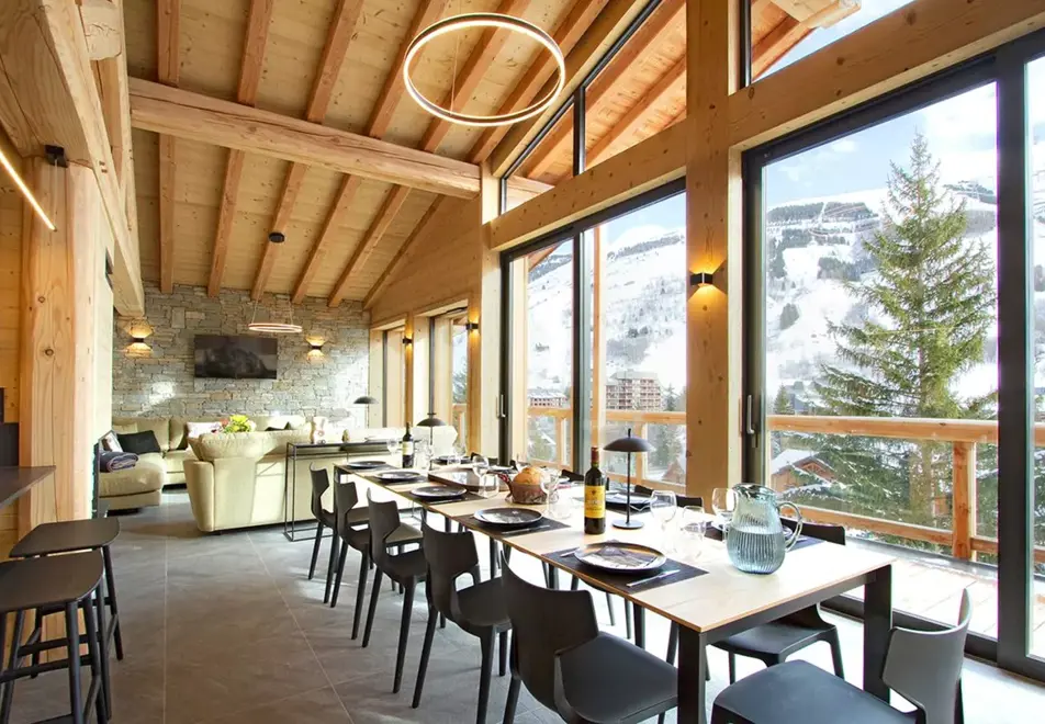 Panthere des Neiges, Les Deux Alpes (self catered chalet) - Dining area
