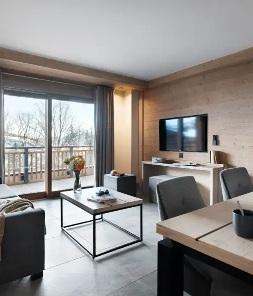 Akoya, Valmorel (self catered apartments) - Typical apartment style (©studio-bergoend)