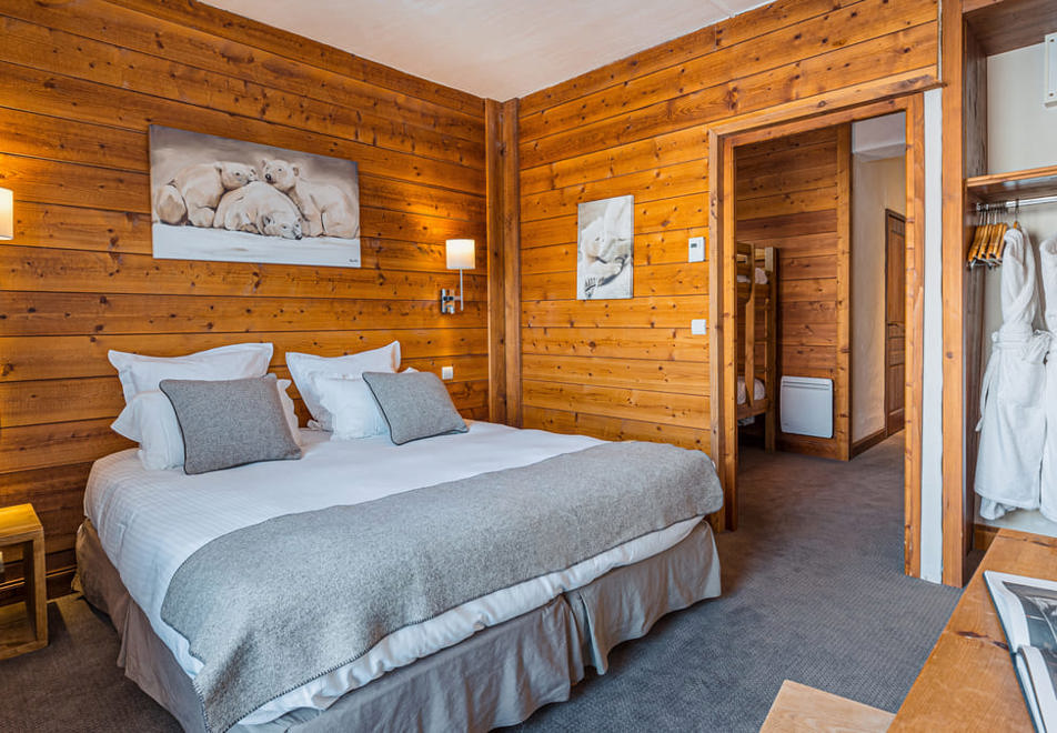 Hotel Carlina, Belle Plagne (hotel) - Typical Family room style
