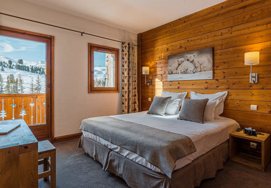 Hotel Carlina, Belle Plagne (hotel) - Typical Confort Sud room style