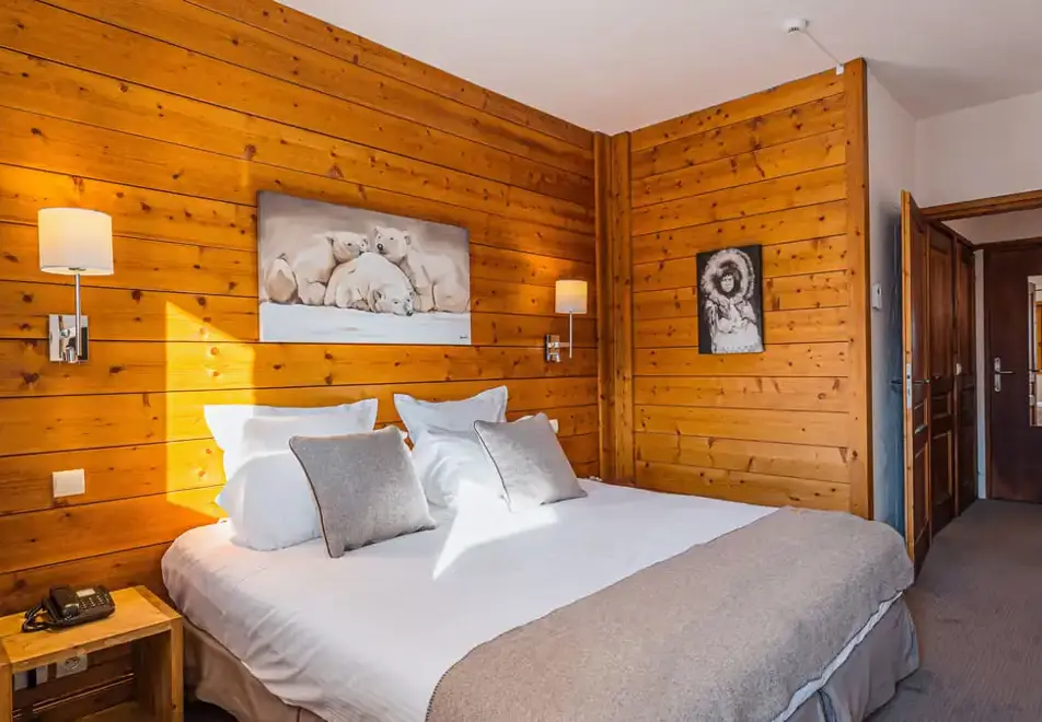 Hotel Carlina, Belle Plagne (hotel) - Typical Confort Sud room style