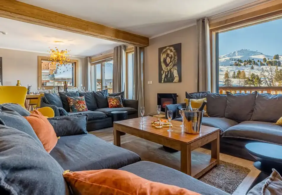 Carlina Chalets, Belle Plagne (part-catered chalets) - Typical chalet style