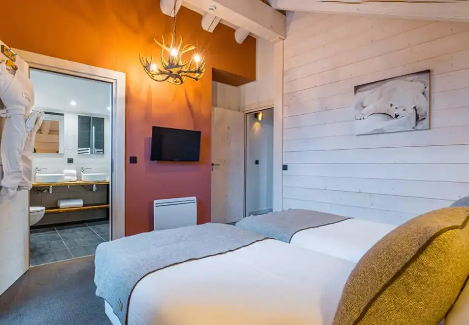 Carlina Chalets, Belle Plagne (part-catered chalets) - Typical chalet style