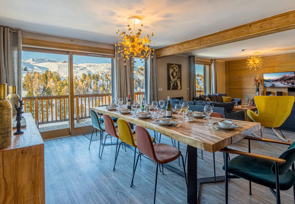 Carlina Chalets, Belle Plagne (part-catered chalets) - Typical chalet style