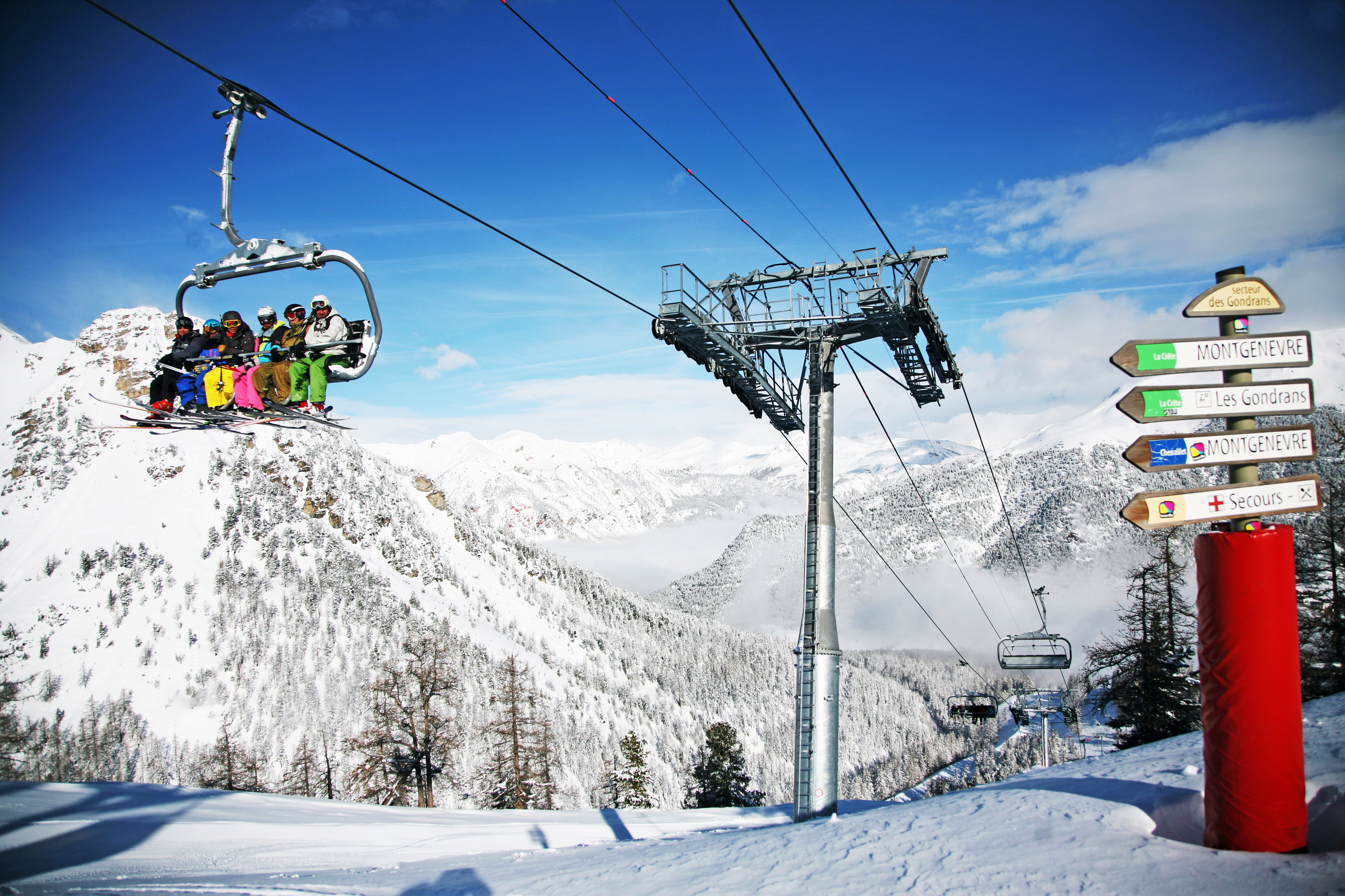 Montgenevre Gondrans sector