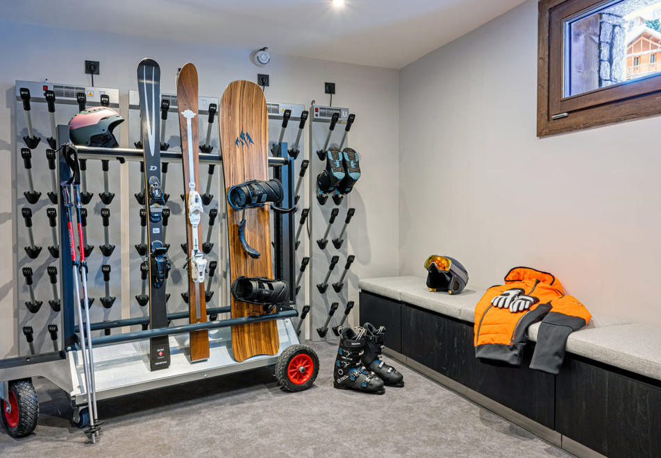 Tetras Lodge, Tignes les Brevieres (hotel) - Ski room