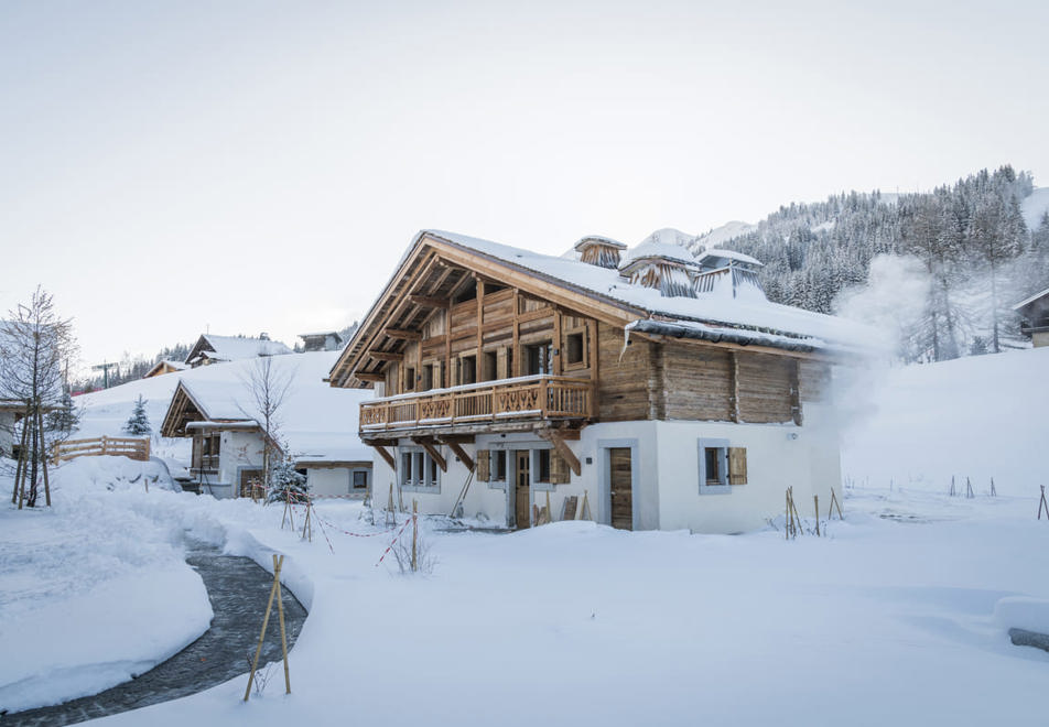 Chalet Aster (Armancette), St Nicolas de Veroce (self catered chalet) - Chalet in winter (©DavidMachet)