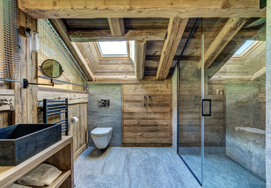 Chalet Aster (Armancette), St Nicolas de Veroce (self catered chalet) - Shower room (©AdamJohnstone)