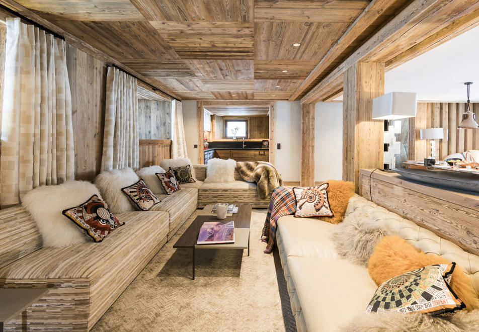 Chalet Silene (Armancette), St Nicolas de Veroce (self catered chalet) - Open plan living (©DavidMachet)