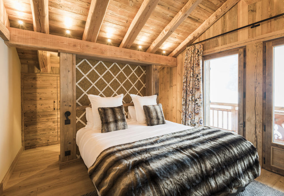 Chalet Silene (Armancette), St Nicolas de Veroce (self catered chalet) - Bedroom (©DavidMachet)