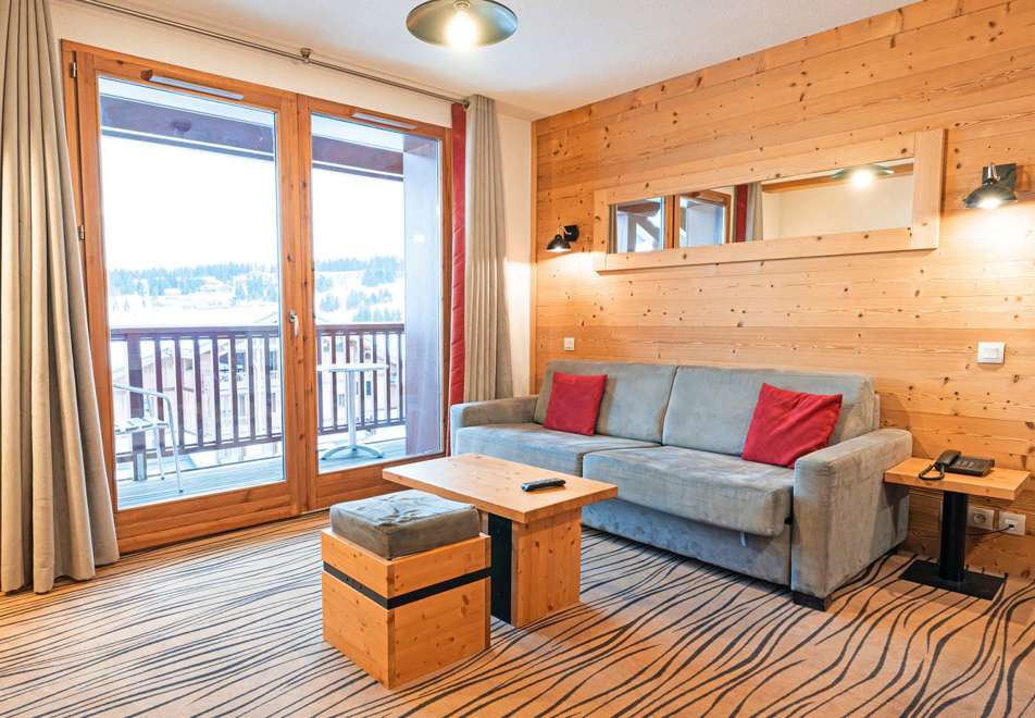 Les Chalets de Emeraude, Les Saisies (self catered apartments) - Typical apartment style