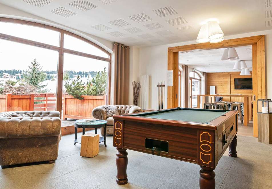 Les Chalets de Emeraude, Les Saisies (self catered apartments) - Reception lounge