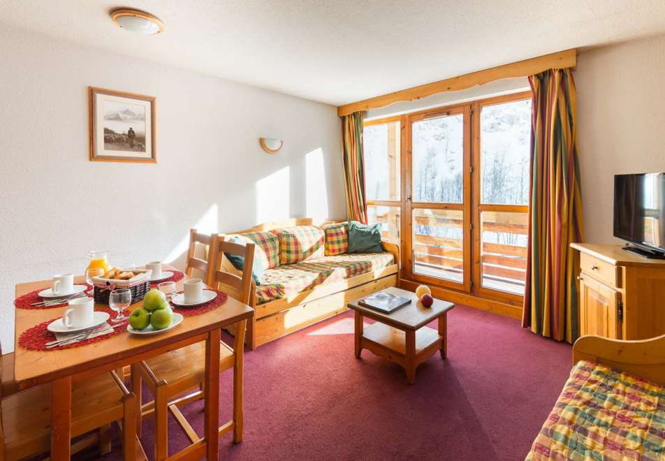 Les Chalets du Galibier, Valloire (self catered apartments) - Typical apartment style