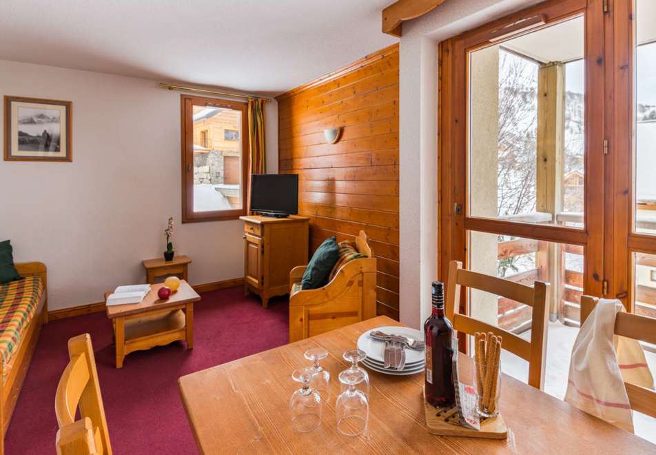 Les Chalets du Galibier, Valloire (self catered apartments) - Typical apartment style