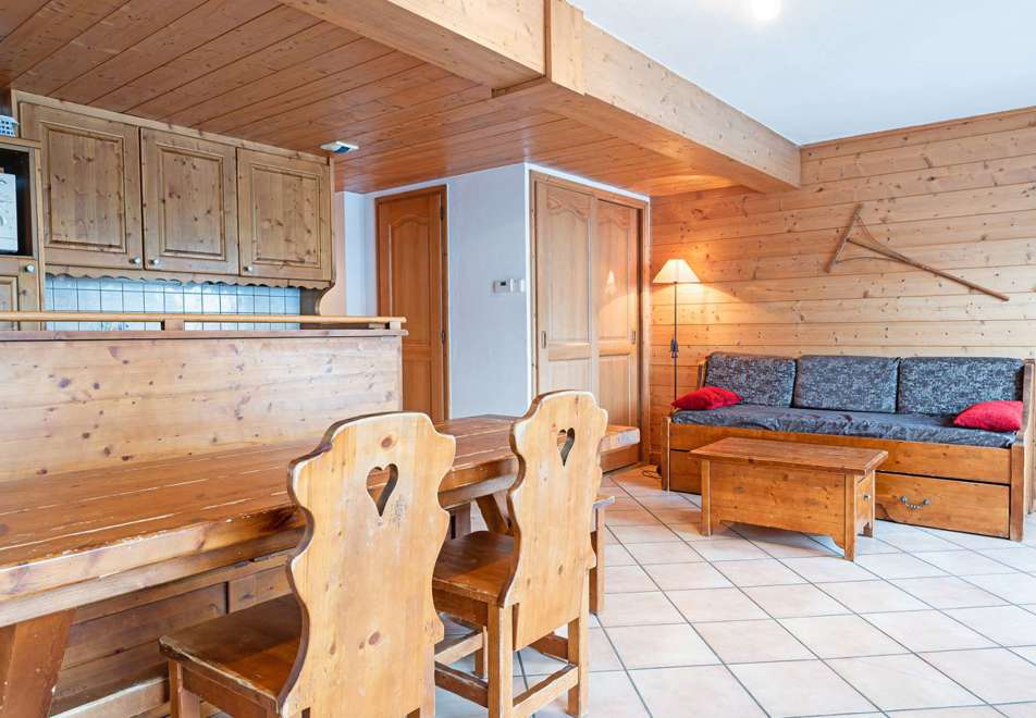 Le Village des Lapons, Les Saisies (self catered apartment) - Typical apartment style