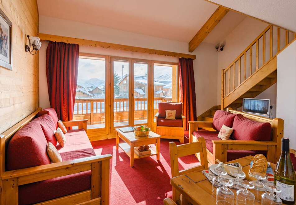 Ecrin des Sybelles, La Toussuire (self catered apartments) - Typical apartment style