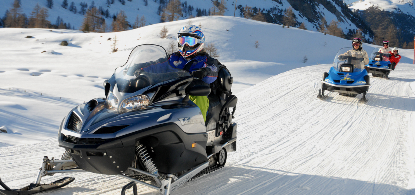 Snowmobiling