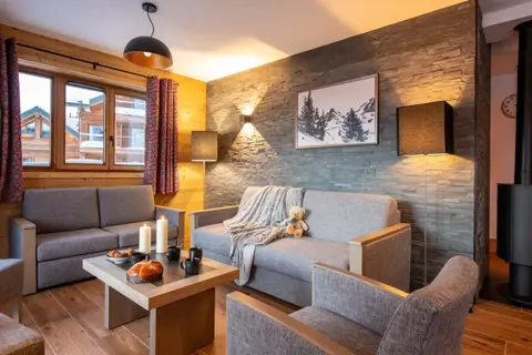 White Pearl, La Plagne (self catered apartments) - Typical apartment style