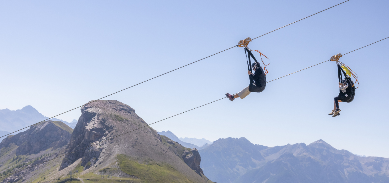 Serre Chevalier Zipwire Full Width