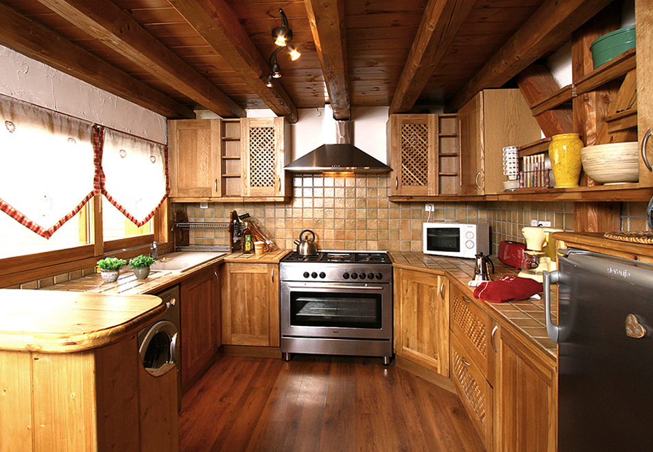 Chalet Mary, Les Deux Alpes (self catered chalet) - Kitchen