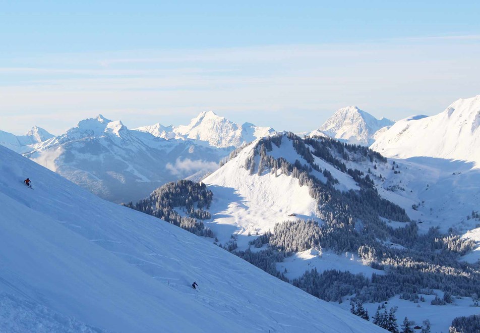 Manigod ski resort - Alpine skiing