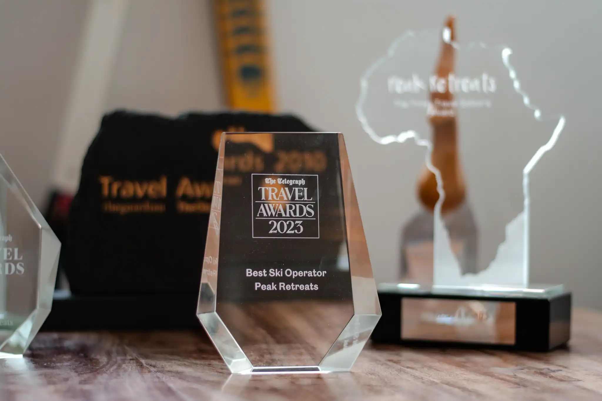 Peak Retreats awards including Telegraph Travel Awards 2023: Best Ski operator