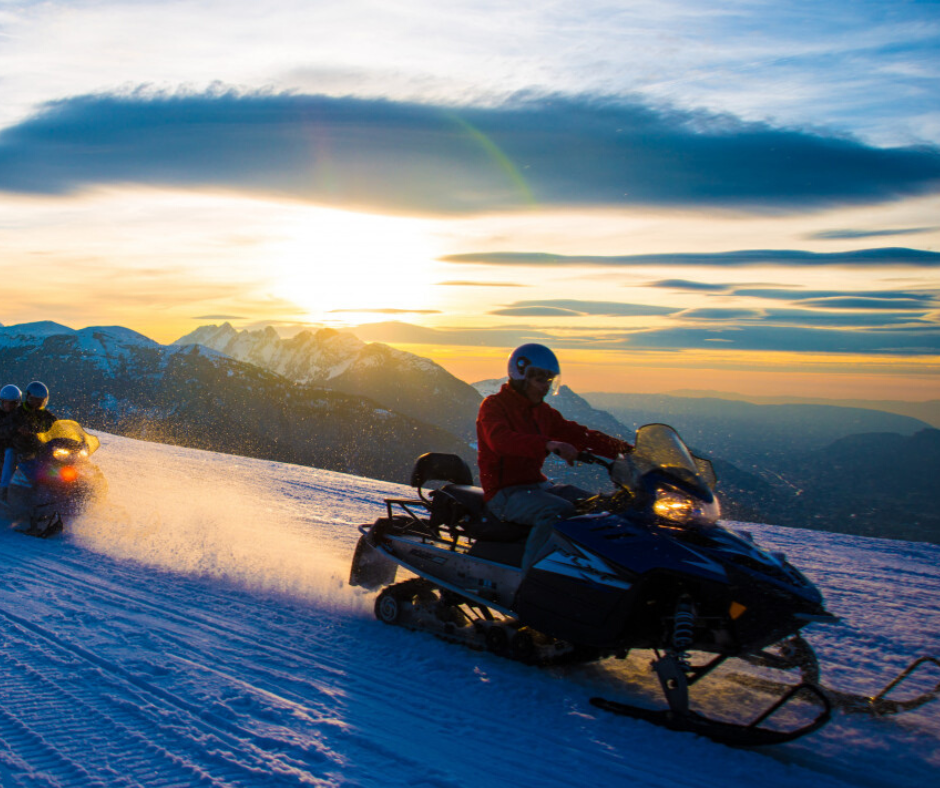Motoneige Flaine 2