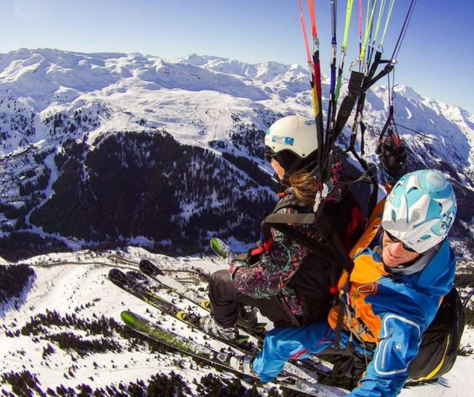 Paragliding In Meribel