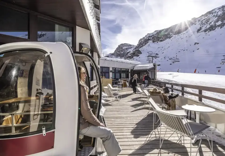 Club Val Claret, Tignes Val Claret (all inclusive hotel) - Terrace