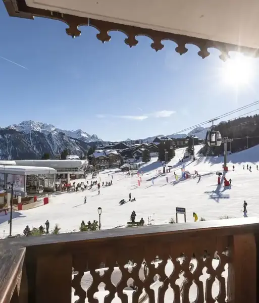 Hotel de la Loze, Courchevel 1850 (hotel) - Balcony view