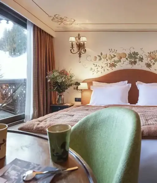 Hotel de la Loze, Courchevel 1850 (hotel) - Typical Small classic room style