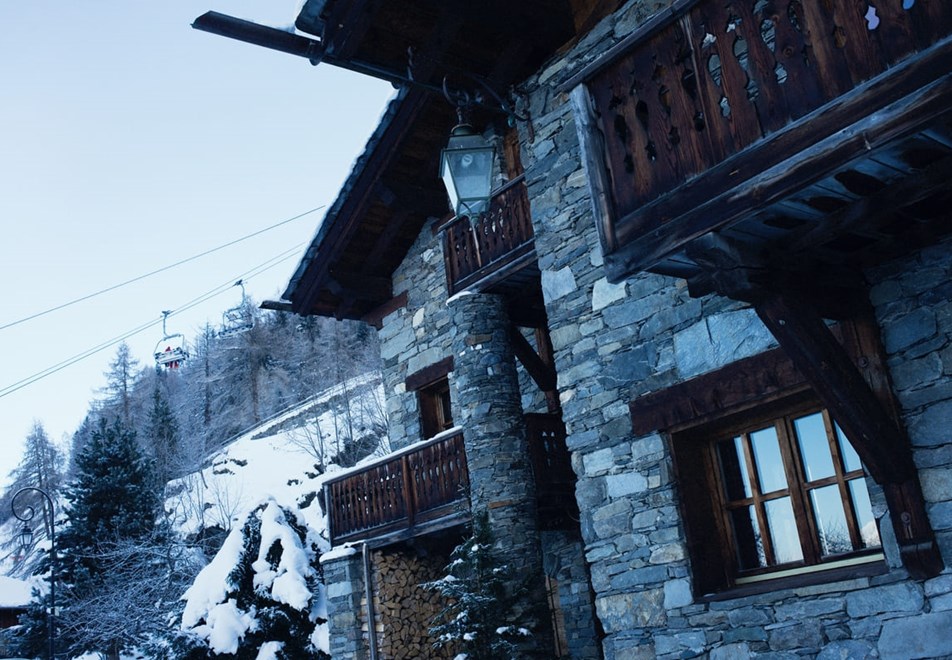 Sainte Foy Ski Resort - Chaley style buildings (©David Andre)