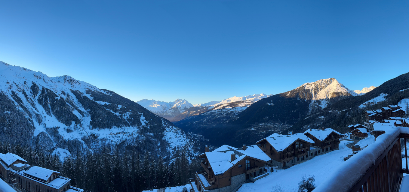 Views of mountains in Sainte Foy