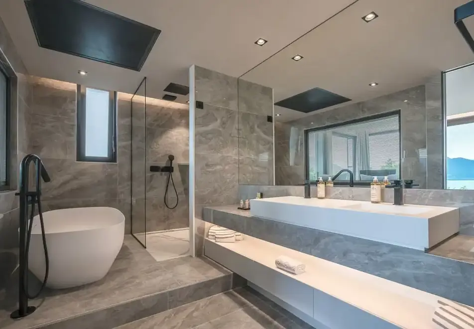 Le Rivage Hotel & Spa, Annecy (hotel) - Typical bathroom style