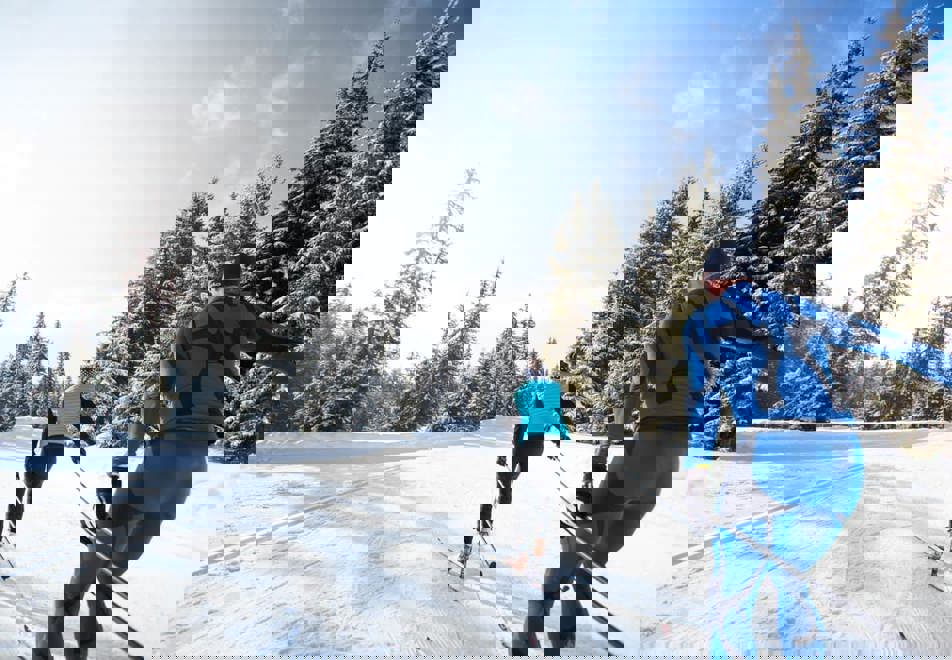 Les Saisies cross country skiing