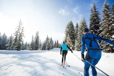 Les Saisies cross country skiing