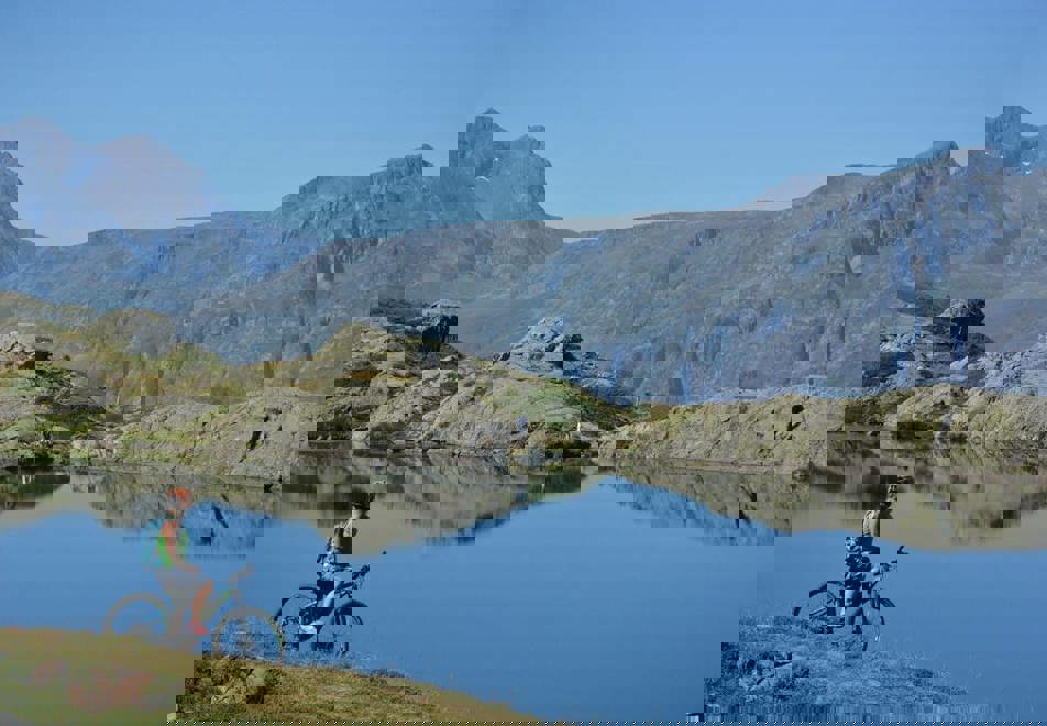 Alpe d'Huez in Summer - Lake